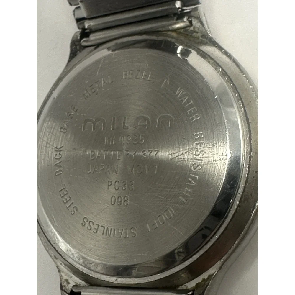 Milan MLN935 Mens Watch New Battery 38MM 7
